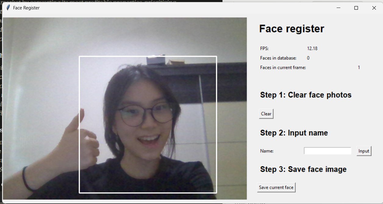 Moretea Robot face recognition demo